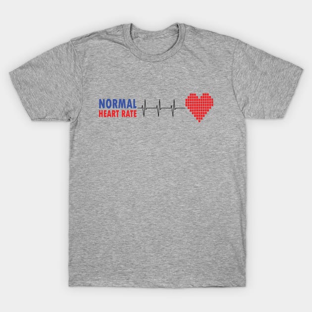Normal heart rate T-Shirt by Narot design shop